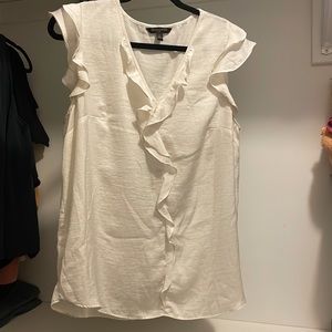 Banana Republic Sheer Blouse - Cream